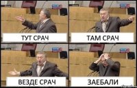 ТУТ СРАЧ ТАМ СРАЧ ВЕЗДЕ СРАЧ ЗАЕБАЛИ