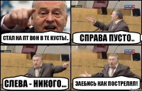 Стал на ПТ вон в те кусты.. Справа пусто.. Слева - никого... Заебись как пострелял!