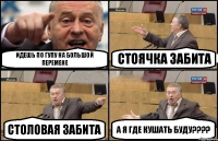 Идешь по ГУПу на большой перемене Стоячка забита Столовая забита А я где кушать буду???