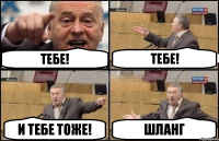 Тебе! Тебе! И тебе тоже! ШЛАНГ