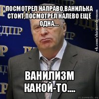 посмотрел направо,ванилька стоит,посмотрел налево ещё одна.... ванилизм какой-то....