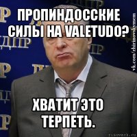 пропиндосские силы на valetudo? хватит это терпеть.