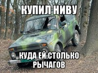 купил ниву куда ей столько рычагов