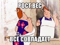 рост,вес всё совпадает