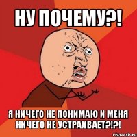 ну почему?! я ничего не понимаю и меня ничего не устраивает?!?!