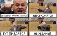 выходишь такой на улицу здесь сорятся тут пиздятся не уебаны?