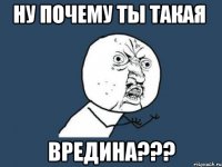 ну почему ты такая вредина???