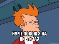  ну че,похож я на киргиза?