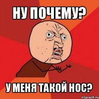 ну почему? у меня такой нос?