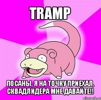 tramp посаны, я на точку приехал, сквадлидера мне давайте!!