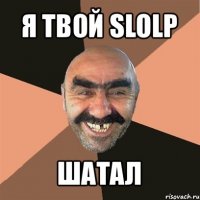 я твой slolp шатал