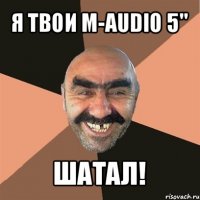 я твои m-audio 5" шатал!