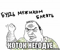  коток негодуе