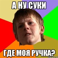 а ну суки где моя ручка?