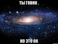 ты говно , но это ок