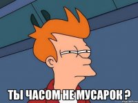  ты часом не мусарок ?