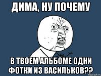 дима, ну почему в твоем альбоме одни фотки из васильков??