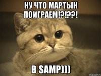 ну что мартын поиграем!?!??! в samp)))