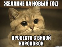 желание на новый год провести с викой вороновой