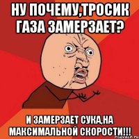 ну почему,тросик газа замерзает? и замерзает сука,на максимальной скорости!!!