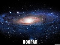  посрал