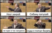 Ноут закрой Собаку погуляй не кури и так накурено куда я попал билять