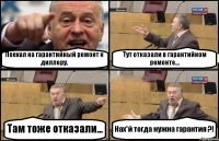 Поехал на гарантийный ремонт к диллеру. Тут отказали в гарантийном ремонте... Там тоже отказали... Нах*й тогда нужна гарантия ?!