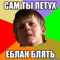 сам ты петух еблан блять