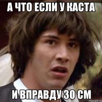 а что если у каста и вправду 30 см