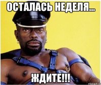 осталась неделя... ждите!!!