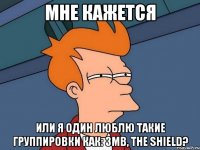 мне кажется или я один люблю такие группировки как: 3mb, the shield?