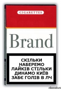 скільки наберемо лайків стільки Динамо Київ забє голів в ЛЧ