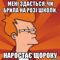 мені здається, чи брила на розі школи, наростає щороку