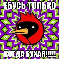 ебусь только когда бухая!!!