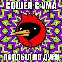 сошел с ума поплыл по дури