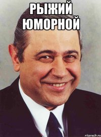 рыжий юморной 