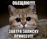 обещяю!!! завтра записку принесу!!!