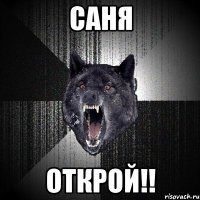 саня открой!!