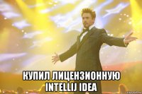  купил лицензионную intellij idea