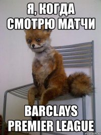 я, когда смотрю матчи barclays premier league