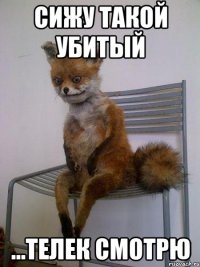 сижу такой убитый ...телек смотрю