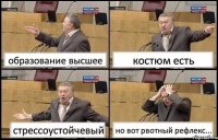 образование высшее костюм есть стрессоустойчевый но вот рвотный рефлекс...