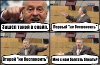 Зашёл такой в скайп. Первый "не беспокоить" Второй "не беспокоить" Мне с кем болтать блеать?