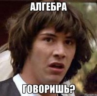 алгебра говоришь?