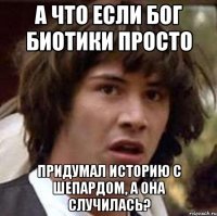 а что если бог биотики просто придумал историю с шепардом, а она случилась?