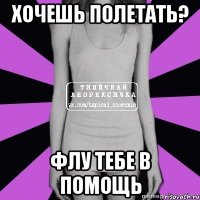 хочешь полетать? флу тебе в помощь