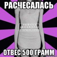 расчесалась отвес 500 грамм