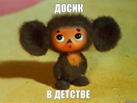 Досик в детстве