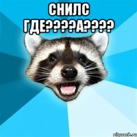 снилс где???а??? 