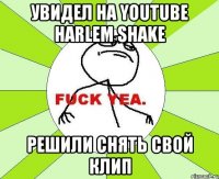 увидел на youtube harlem shake решили снять свой клип